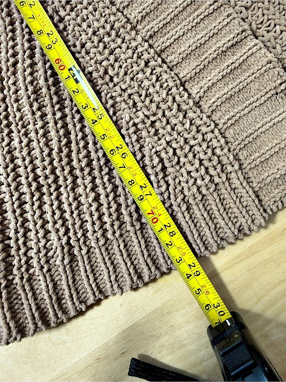 Poof Apparel Knit Open Front Cardigan in Brown Size Medium Like New - Picture 9 of 9